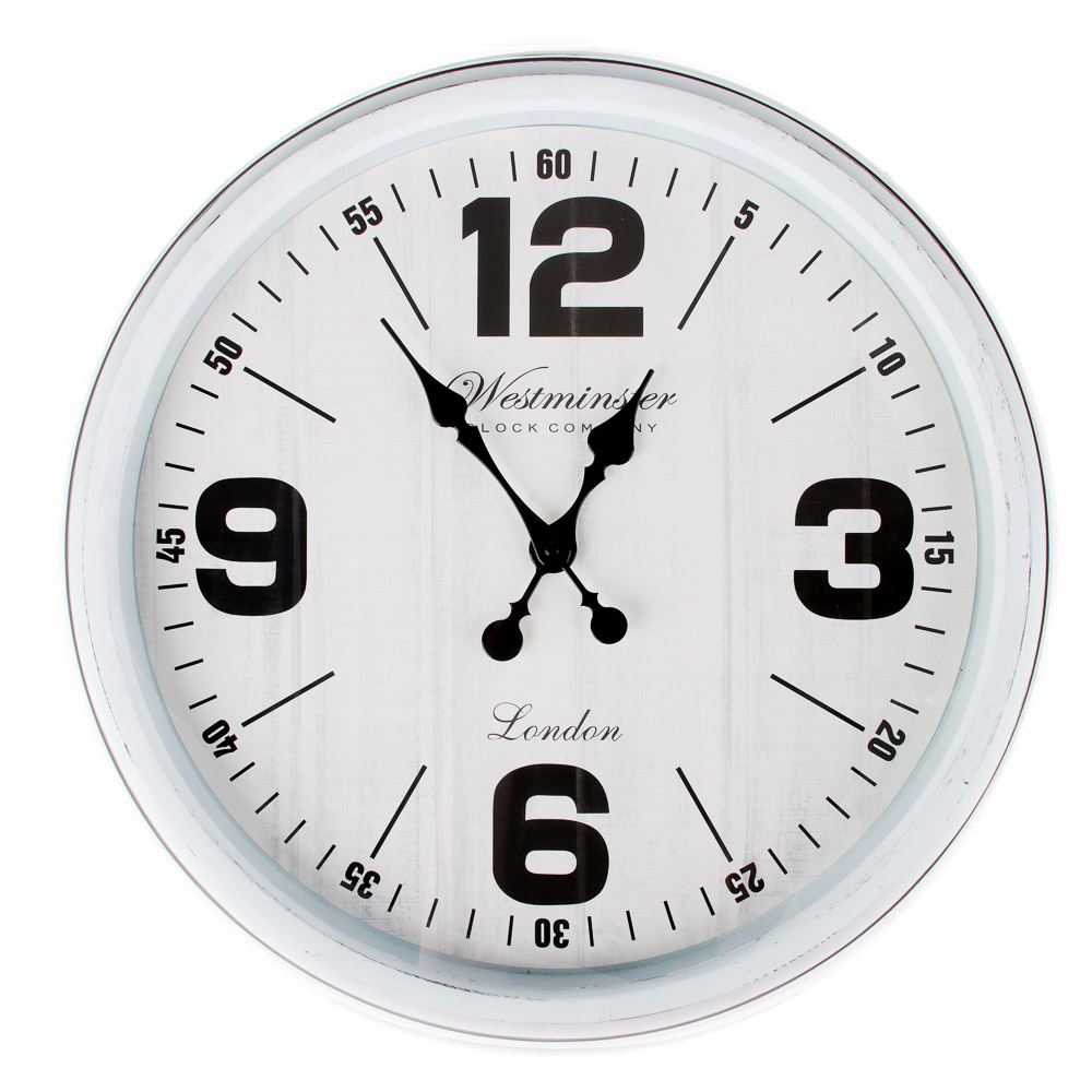 Часы настенные Ladecor chrono, белые - #1