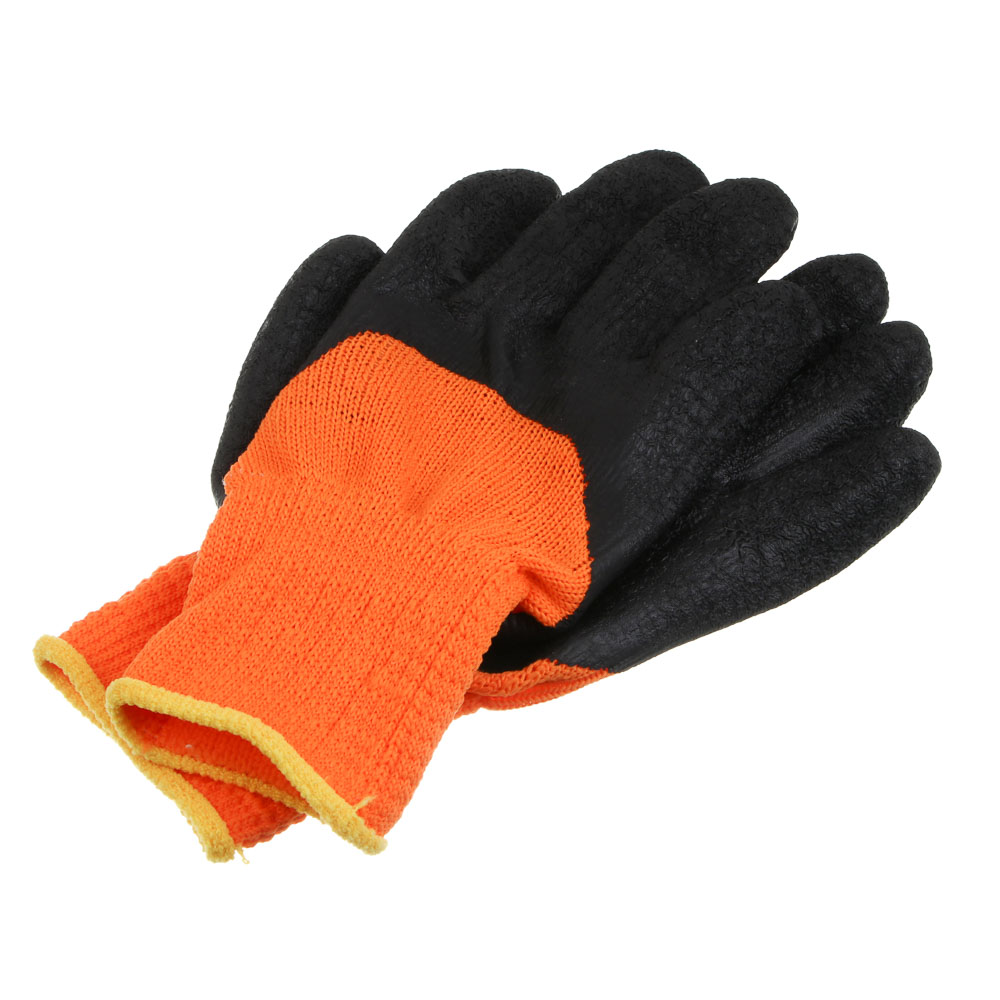 INBLOOM Перчатки садовые акриловые с латексным полуобливом, -30°C, размер 10, 26см, 82 г - #3