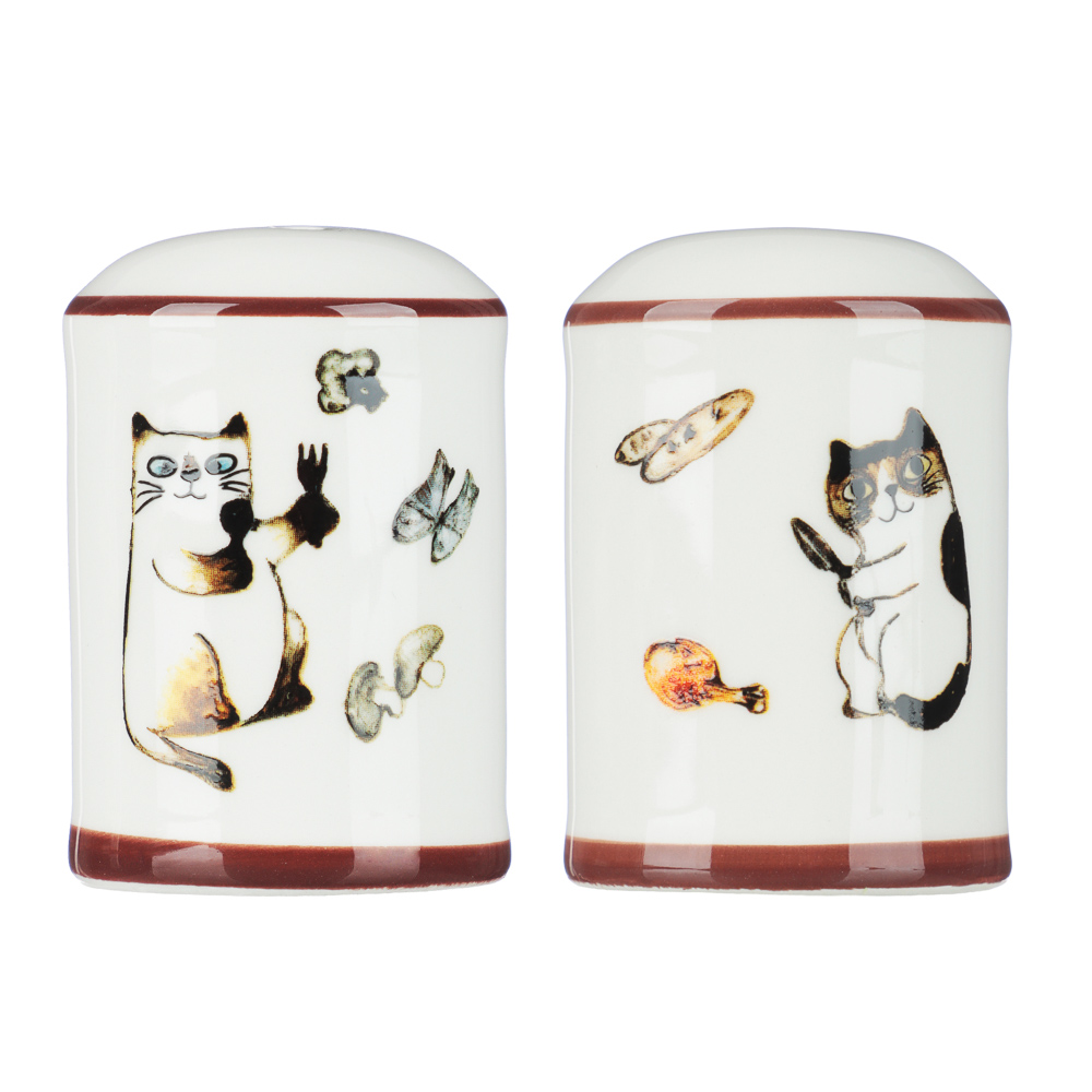 Набор для специй 4,5х4,5х7см, тм MILLIMI Котовасия, керамика - #1