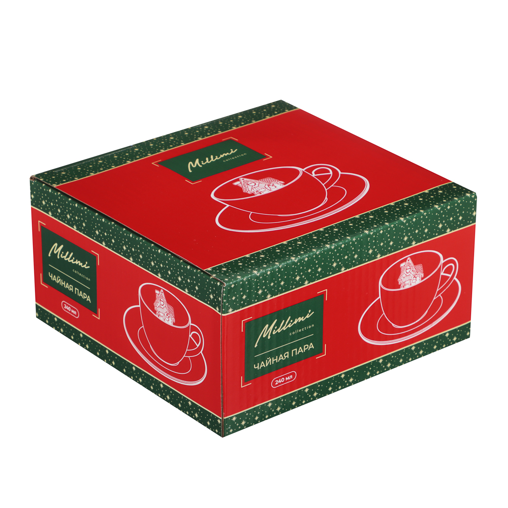 MILLIMI Чайная пара, 240мл, зеленая отводка, 2 предмета - #8