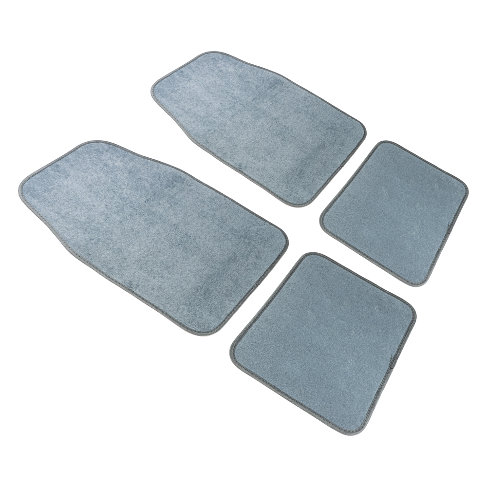 Набор ковров NG, ворс 4 шт, универсальные, серые Gray - #2