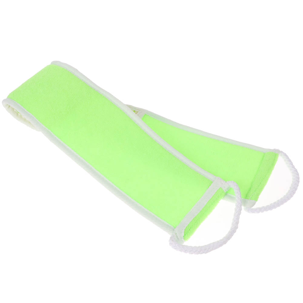 ЮL Мочалка лента банная с ручками с эффектом пилинга, сизаль, полиэстер, поролон, 68х10см, 3 цв. - #17