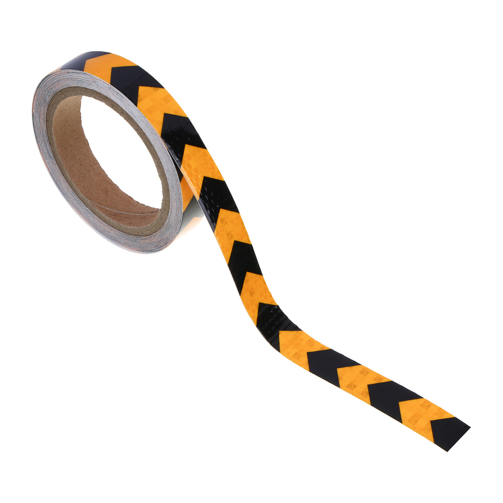 РОКОТ Лента светоотражающая 2см x 8м, черно-желтая - #3