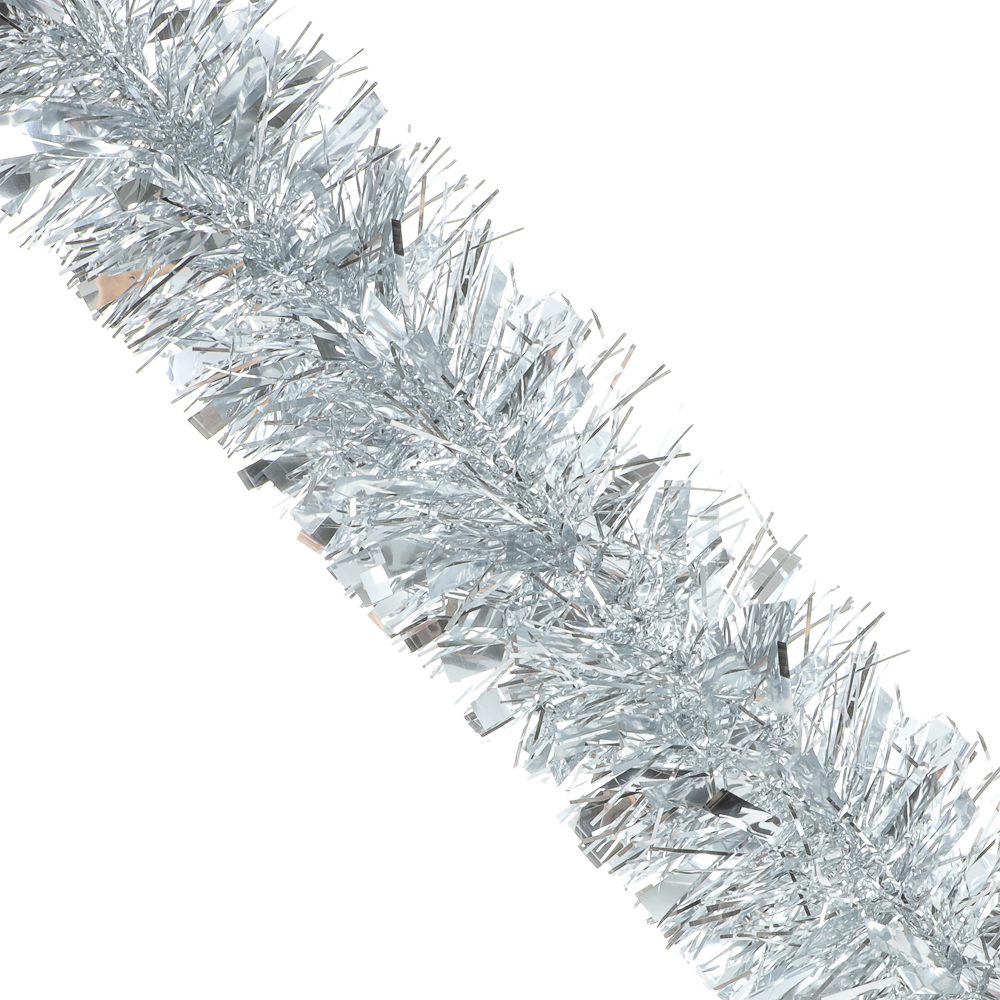 СНОУ БУМ Мишура 10x200см, ПЭТ, серебро, 26-334 - #1