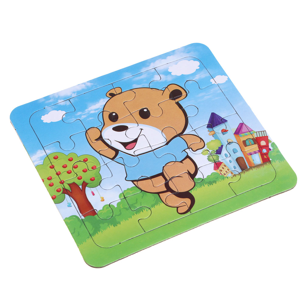 ХОББИХИТ Набор для творчества "Пазл-раскраска" 6 штук, 16,5х2,3х20см, картон, 2 дизайна - #6