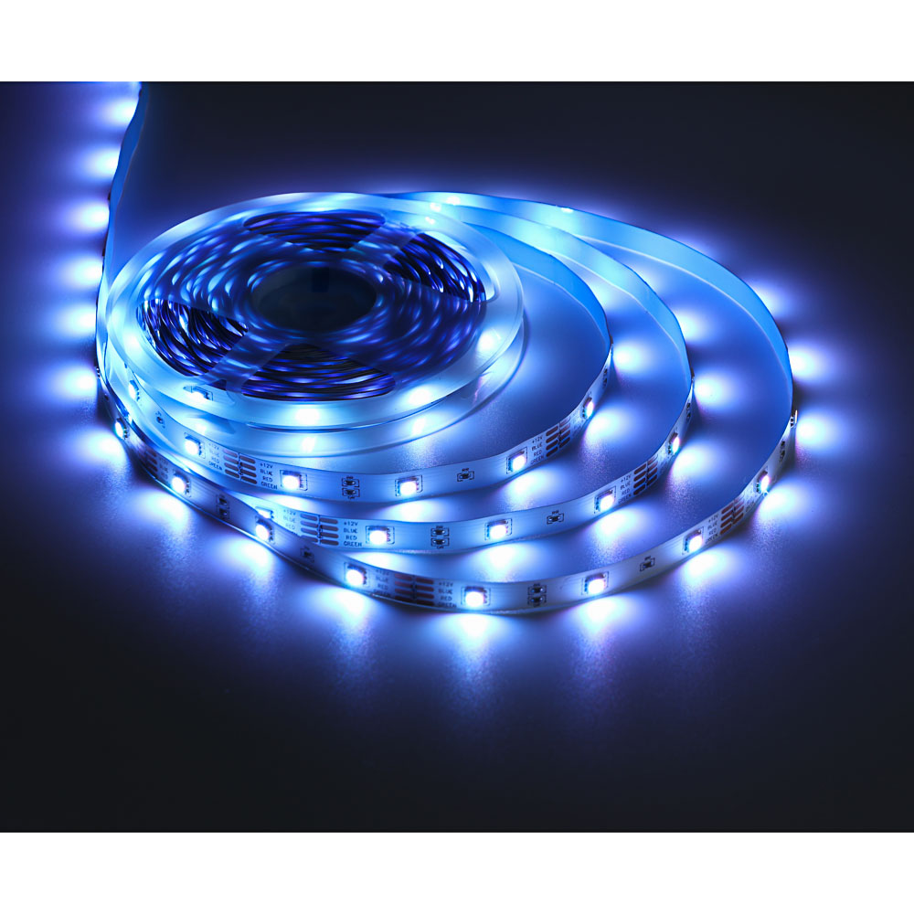 Лента светодиодная BY 12В, 10м, RGB (отдельные диоды), с пультом управления и блоком питания - #1