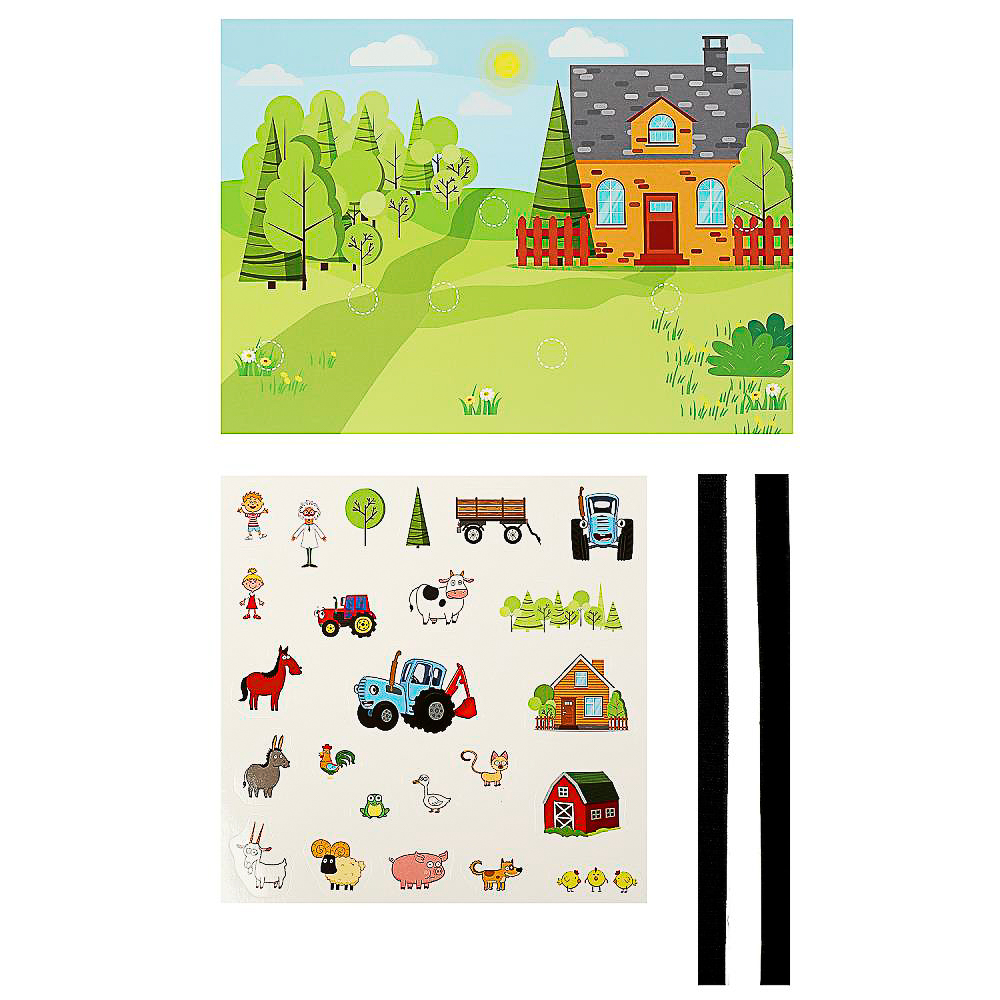 УМКА Развивающая игра "Липучки", в коробке, 22,х35х1см, 4 дизайна - #4