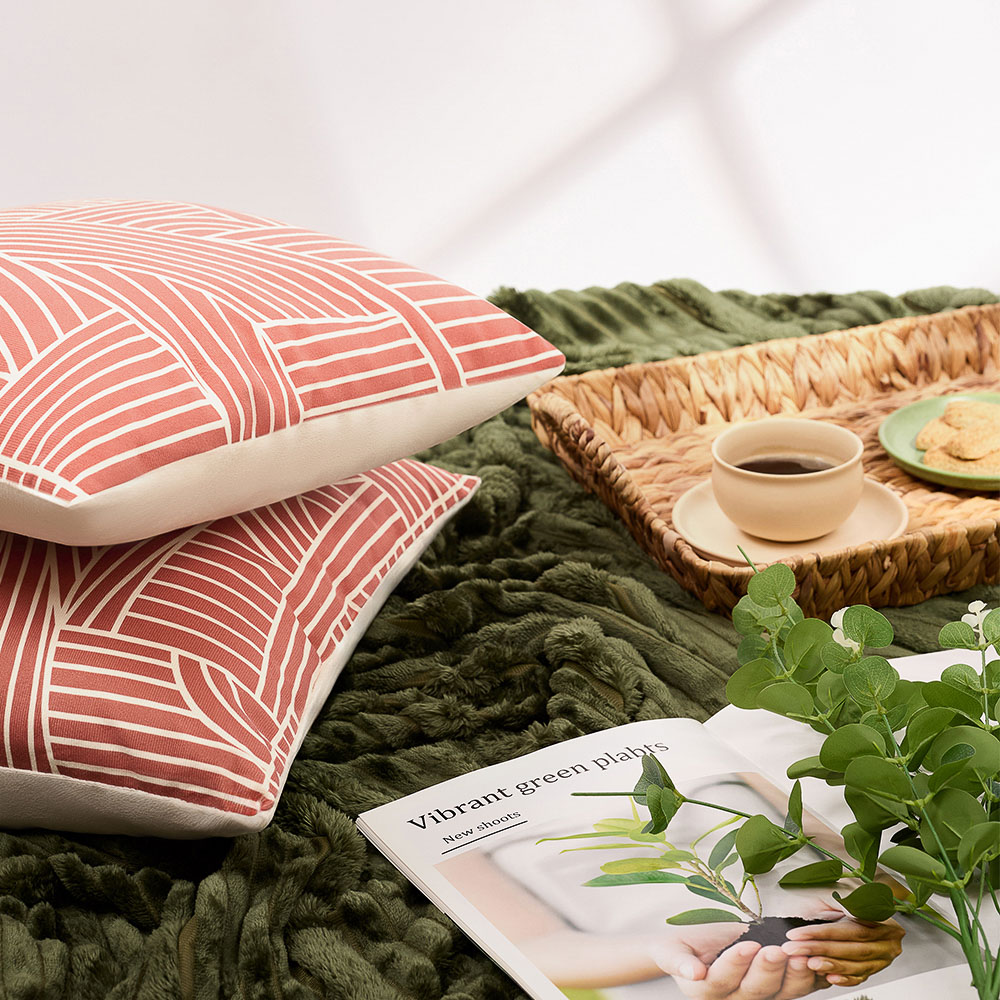 PROVANCE Кантри Подушка декоративная велюр, 40х40см, 100% полиэстер - #6