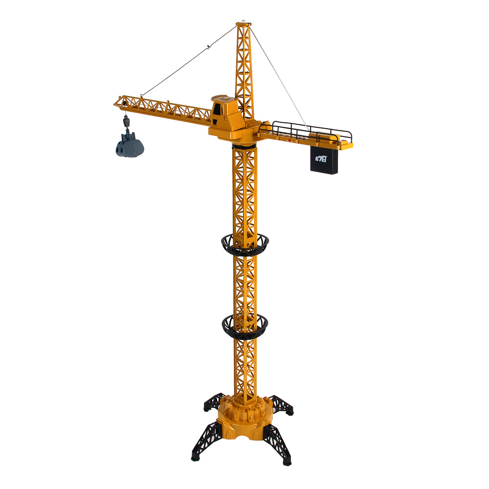 ИГРОЛЕНД Кран радиоуправляемый, 4-х канальный, свет, АКБ, USB, 2хАА, ABS, 41х21,5х18 см - #6