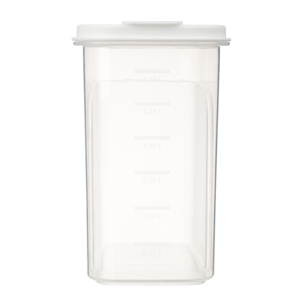 Банка для сыпучих продуктов МАШ прямоугольный 1,7л, пластик - #6