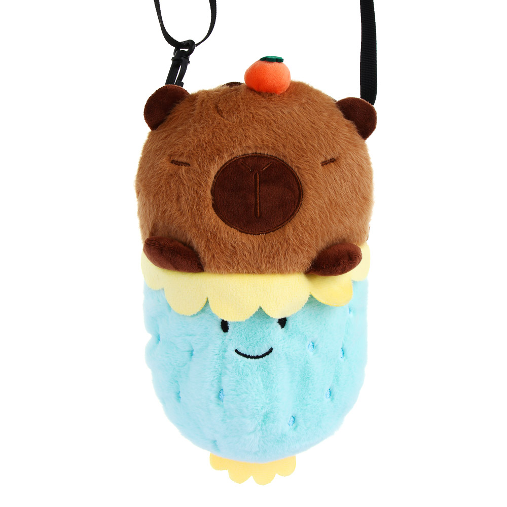 ИГРОЛЕНД Сумка детская мягкая "Капибарочка", 15х24х7 см, полиэстер, металл, 3 цвета - #2