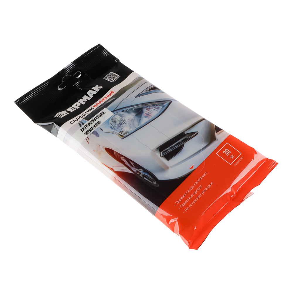 ЕРМАК Салфетки влажные 30шт, для стекол, зеркал и фар - #2