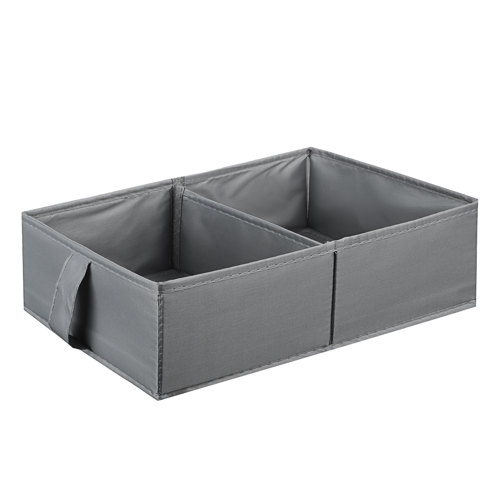 VETTA Органайзер, 2 отделения, 20х30х10 см, Швеция, полиэстер серый - #1