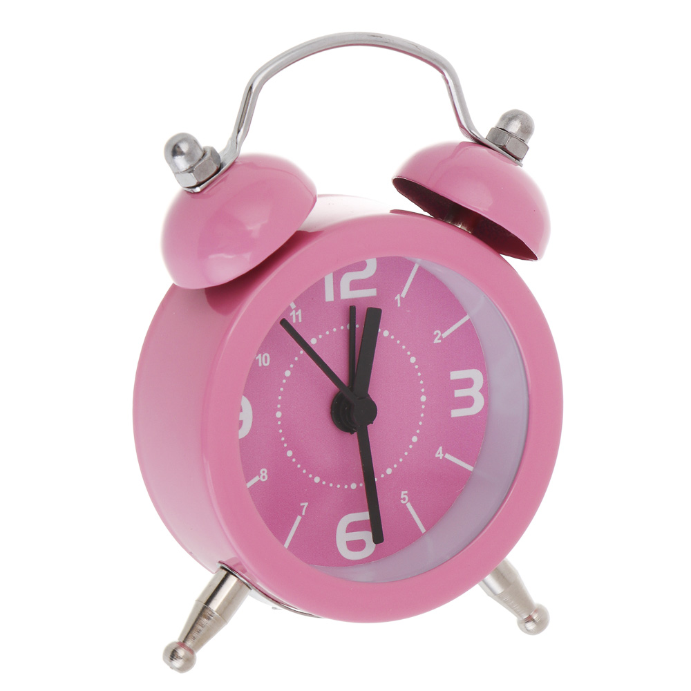 Будильник тм LADECOR CHRONO 5x2,5x7,5 см, пластик, металл, стекло, 1xLR44, 5 видов - #3