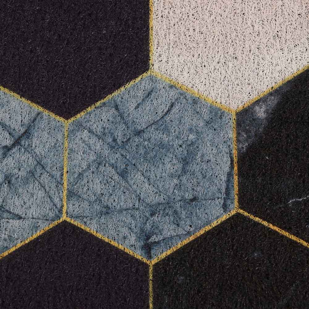 Коврик вырезной тм VETTA Соты, 80х80см, 2 дизайна - #4