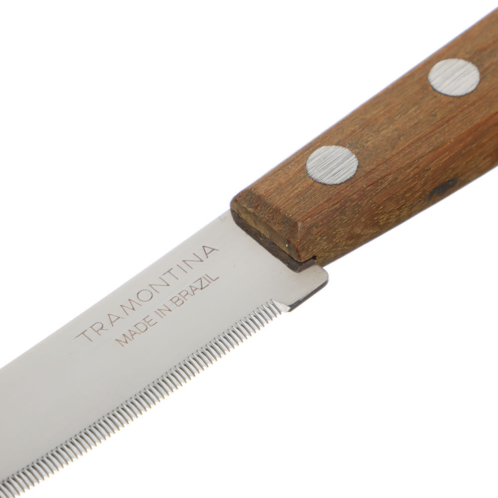 Нож кухонный с зубцами Tramontina "Tradicional", 8 см, 2 шт - #4