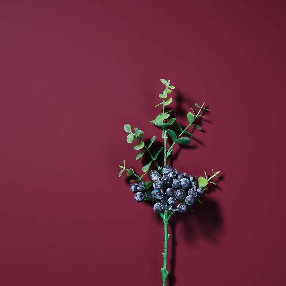 LADECOR Ветка с ягодами искусственная, 34 см, пластик, ткань - #19