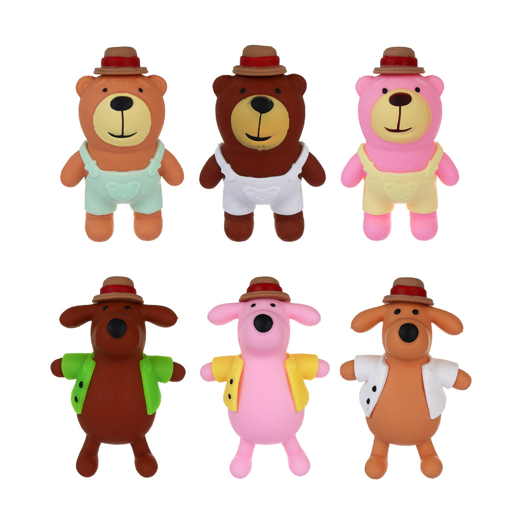 ИГРОЛЕНД Игрушка-антистресс, мялка "Переодевалка", 10х16 см, TPR, 6 дизайнов - #2