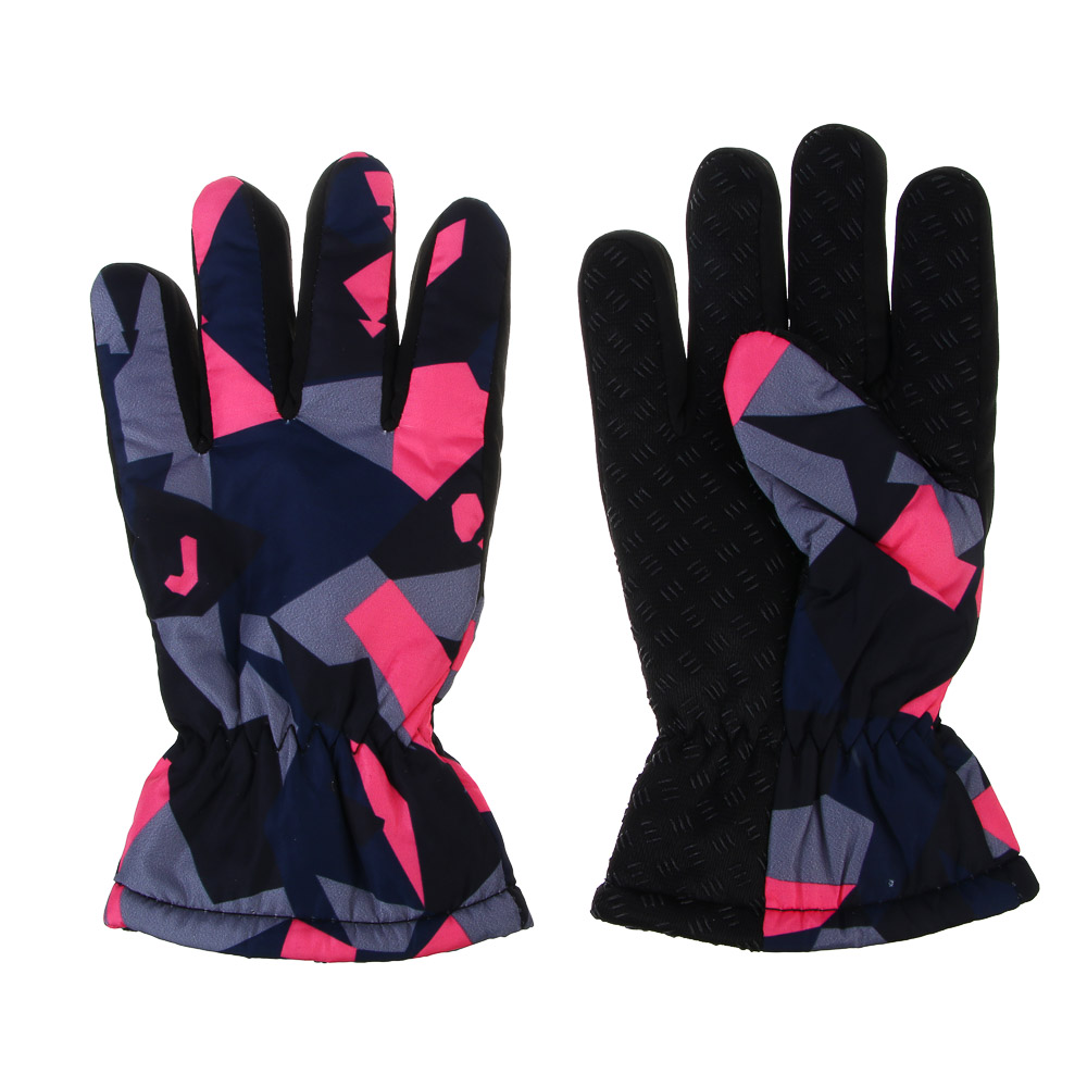 GALANTE Перчатки подростковые утепленные, р.16, 100% полиэстер, разноцветные, ОЗ25-30 - #4