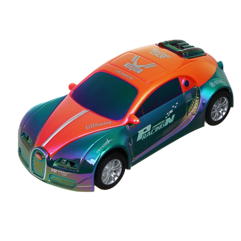 ИГРОЛЕНД Машина "Городской дрифт", инерция, свет, звук, 3хLR41, ABS, 14х6,4х4,4 см, 6 диз - #4