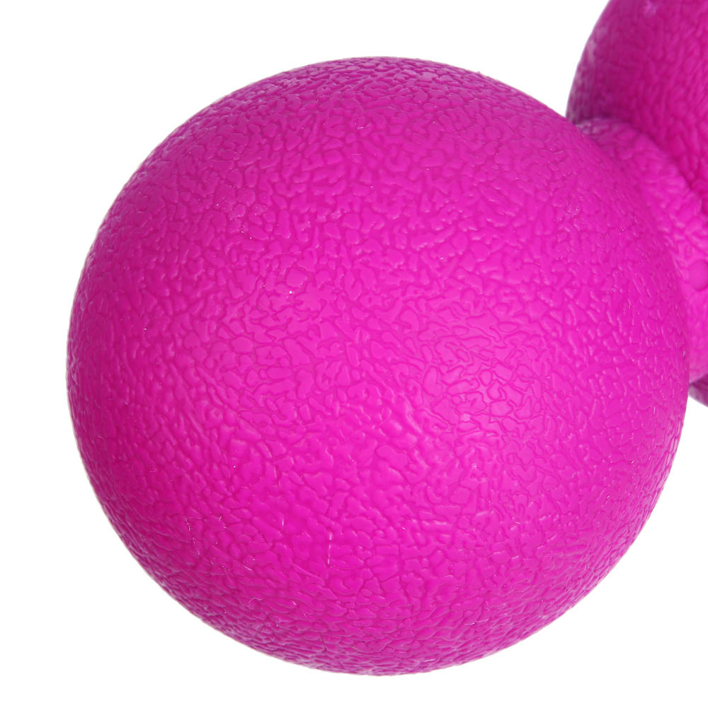 Мяч массажный SilaPro, сдвоенный, 12х6 см, TPR - #4