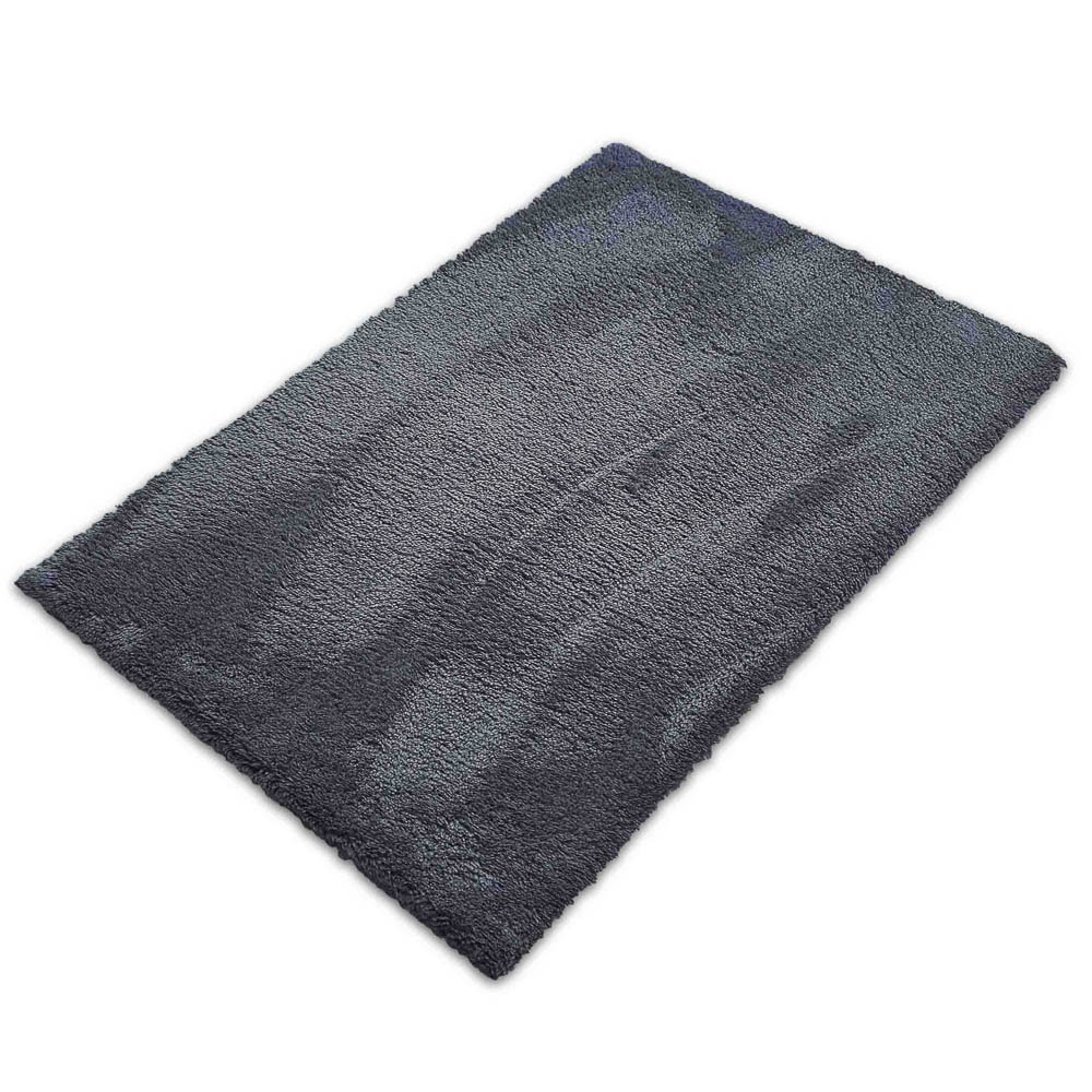 Коврик плюшевый 50х80 т.серый 03 - #1