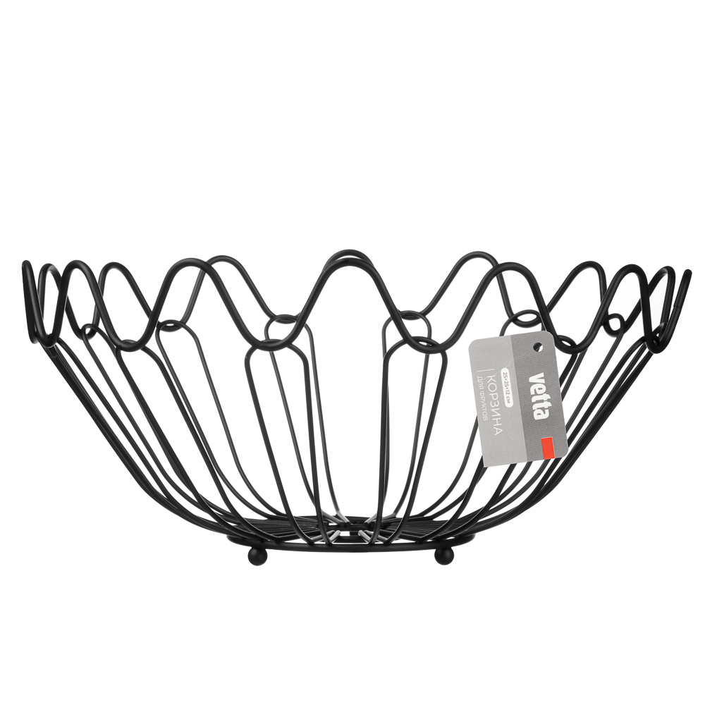 Корзина для фруктов тм Vetta углеродистая сталь, 25x25x12см - #3