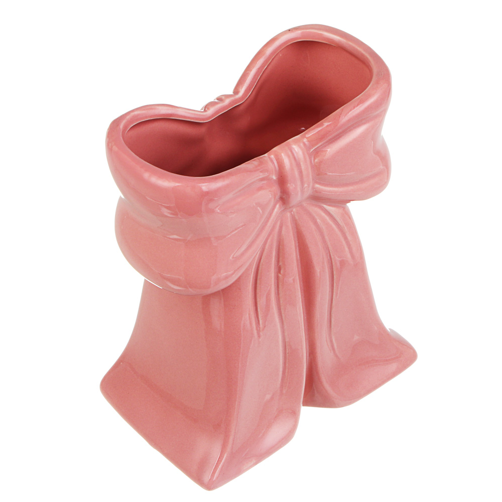 Ваза тм LADECOR "Бант" 12x8x15,5 см, доломит - #3