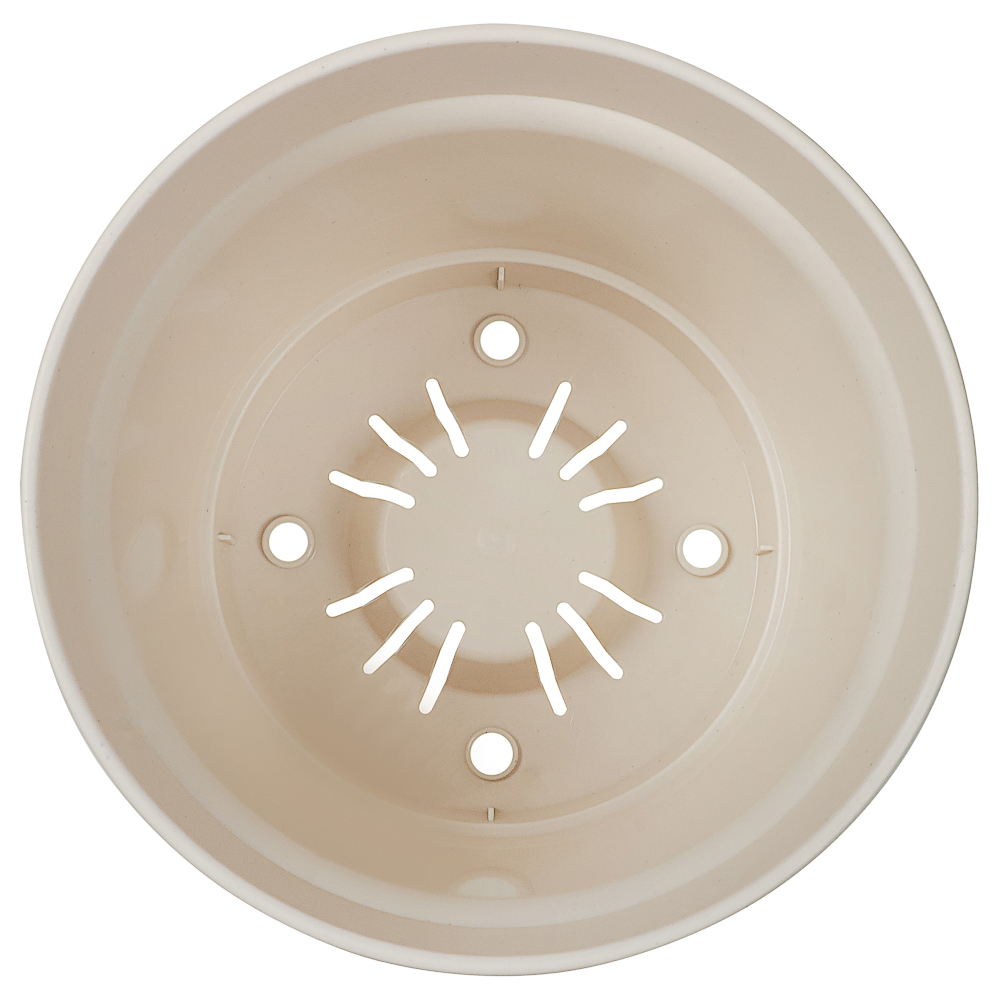 Горшок Mint 0,7л d12см, h9см c поддоном светло-беж. - #3