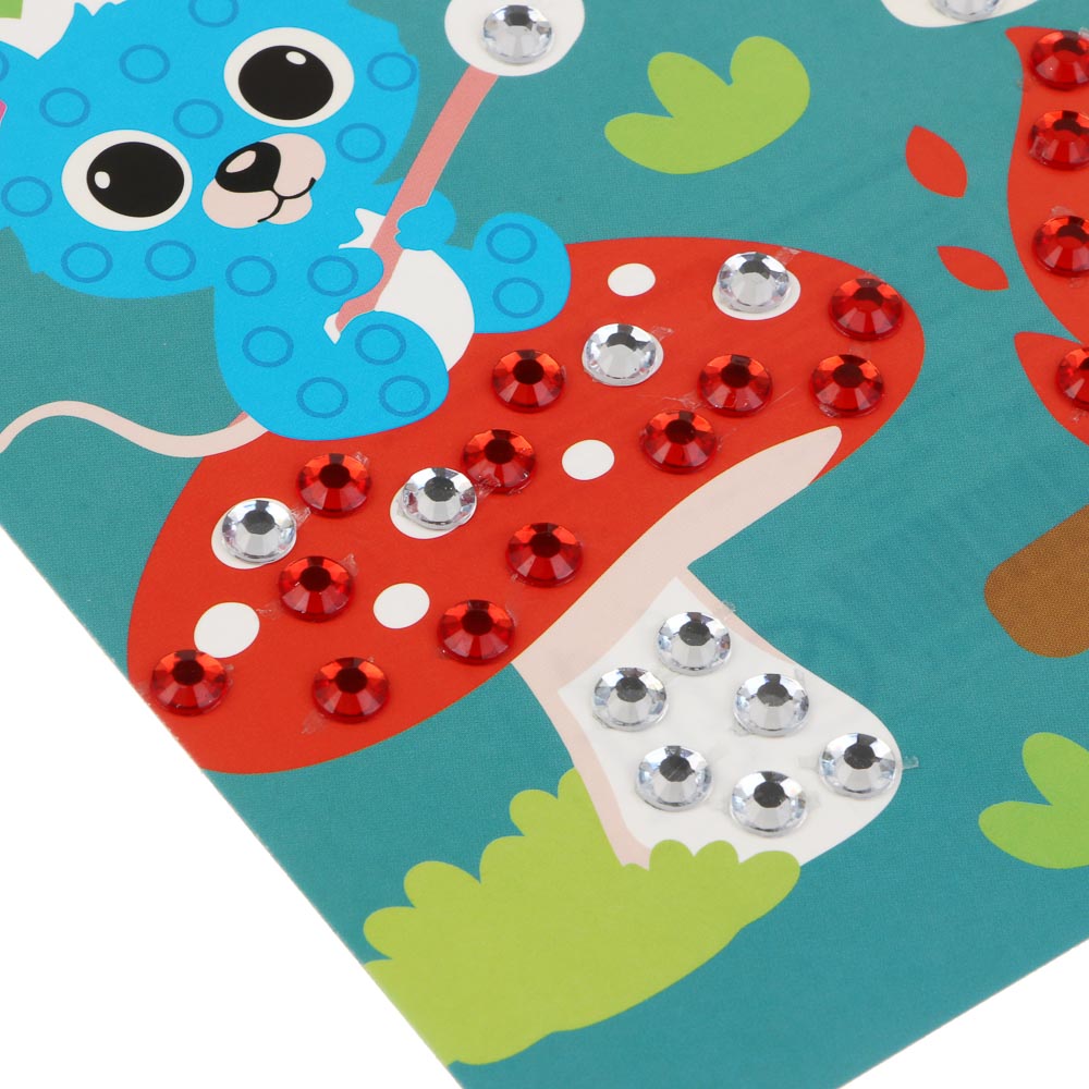 Аппликация из страз ХОББИХИТ, 19х26см, бумага, пластик - #6