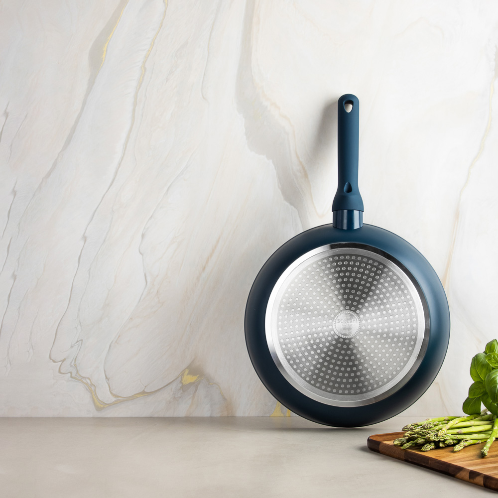 SATOSHI Ривьера Сковорода литая d28см, антипригарное покрытие мрамор, индукция - #11