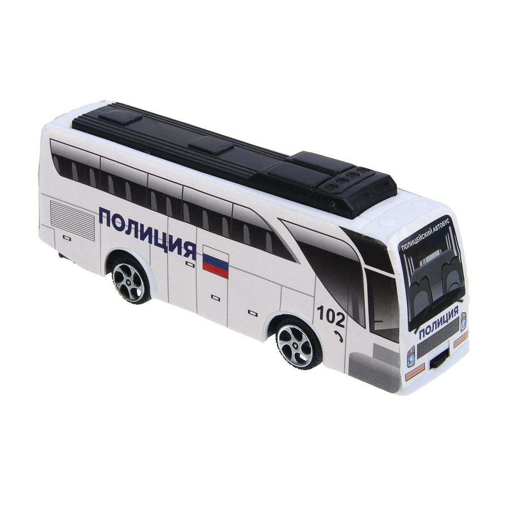 ИГРОЛЕНД Автобус "Спецслужбы", пластик, инерция, 11,5х9х3,5 см, 4 дизайна - #2