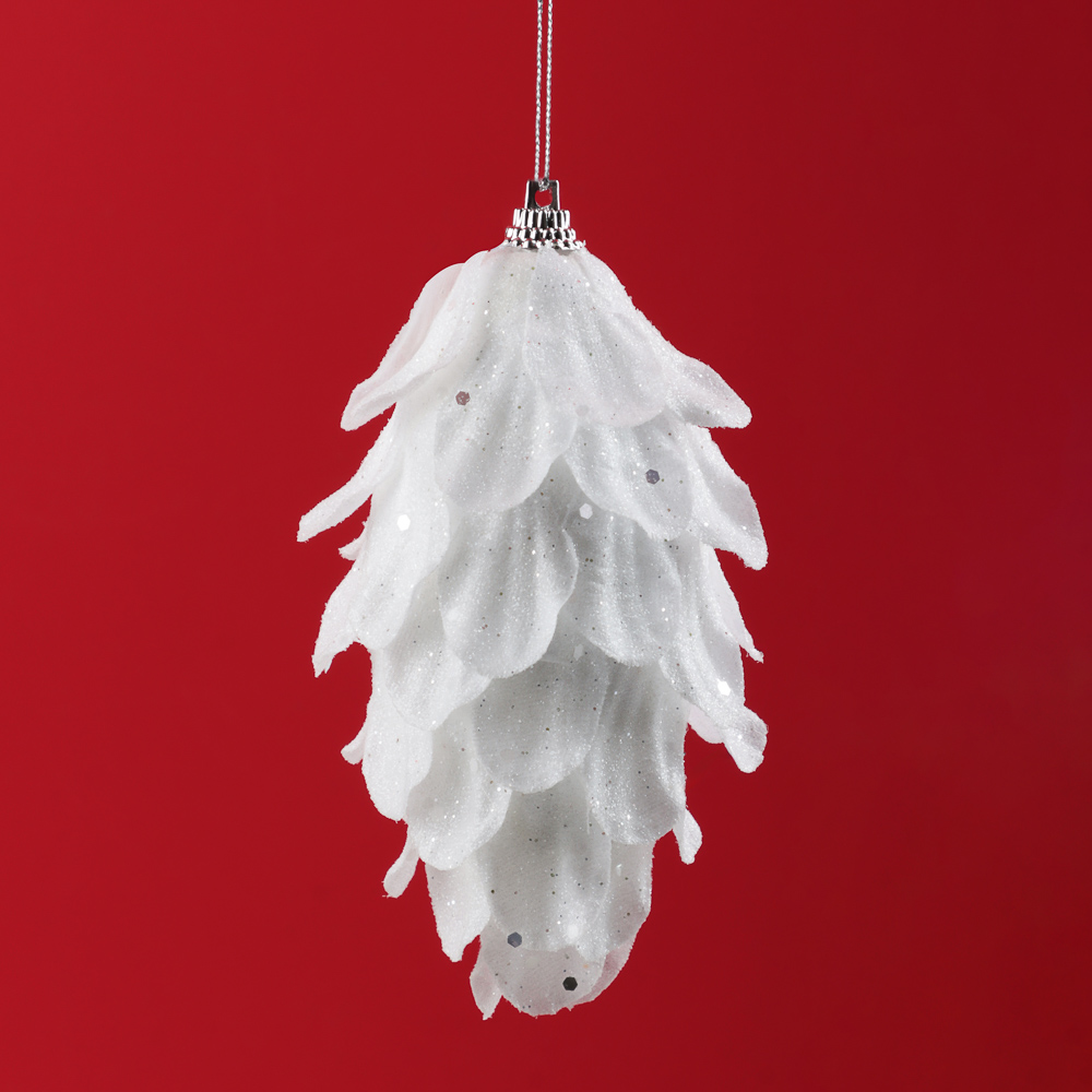 СНОУ БУМ Набор декоративных украшений 8 см 3 шт, пенопласт, полиэстер - #6