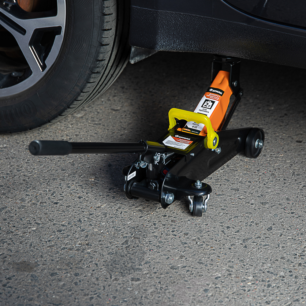 ЕРМАК Домкрат гидравлический подкатной 2 т, высота подъема 125-300мм - #8