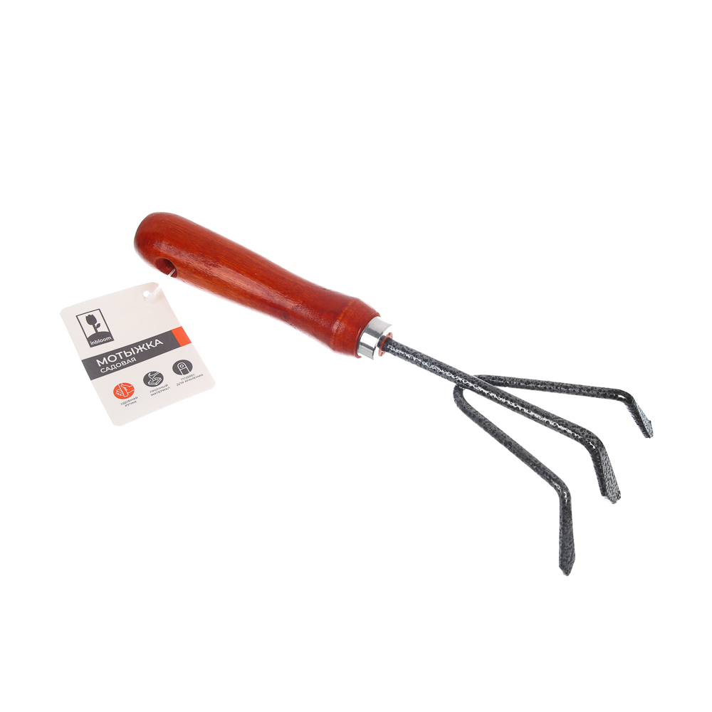 INBLOOM Мотыжка садовая 25х9см, металл, дерево - #5