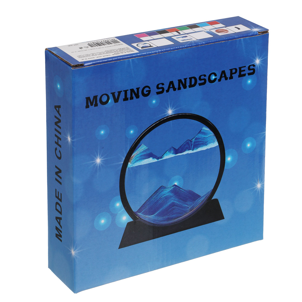 Картина 3d тм LADECOR "Зыбучий песок", высота 16 см, пластик, стекло, песок, 2 вида - #6