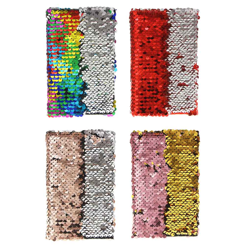 Записная книжка - хамелеон (меняющая цвет) 14,5х9,5см 80л, тв.обложка 4 цв.сочетания, бумага, пласт - #1