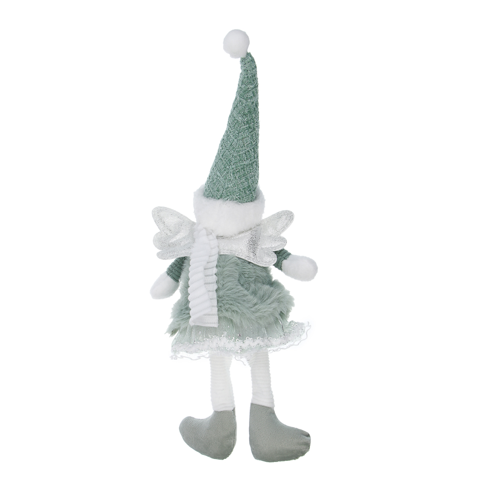 СНОУ БУМ Сувенир Ангелочек 27+11 см, полиэстер, зеленый - #3