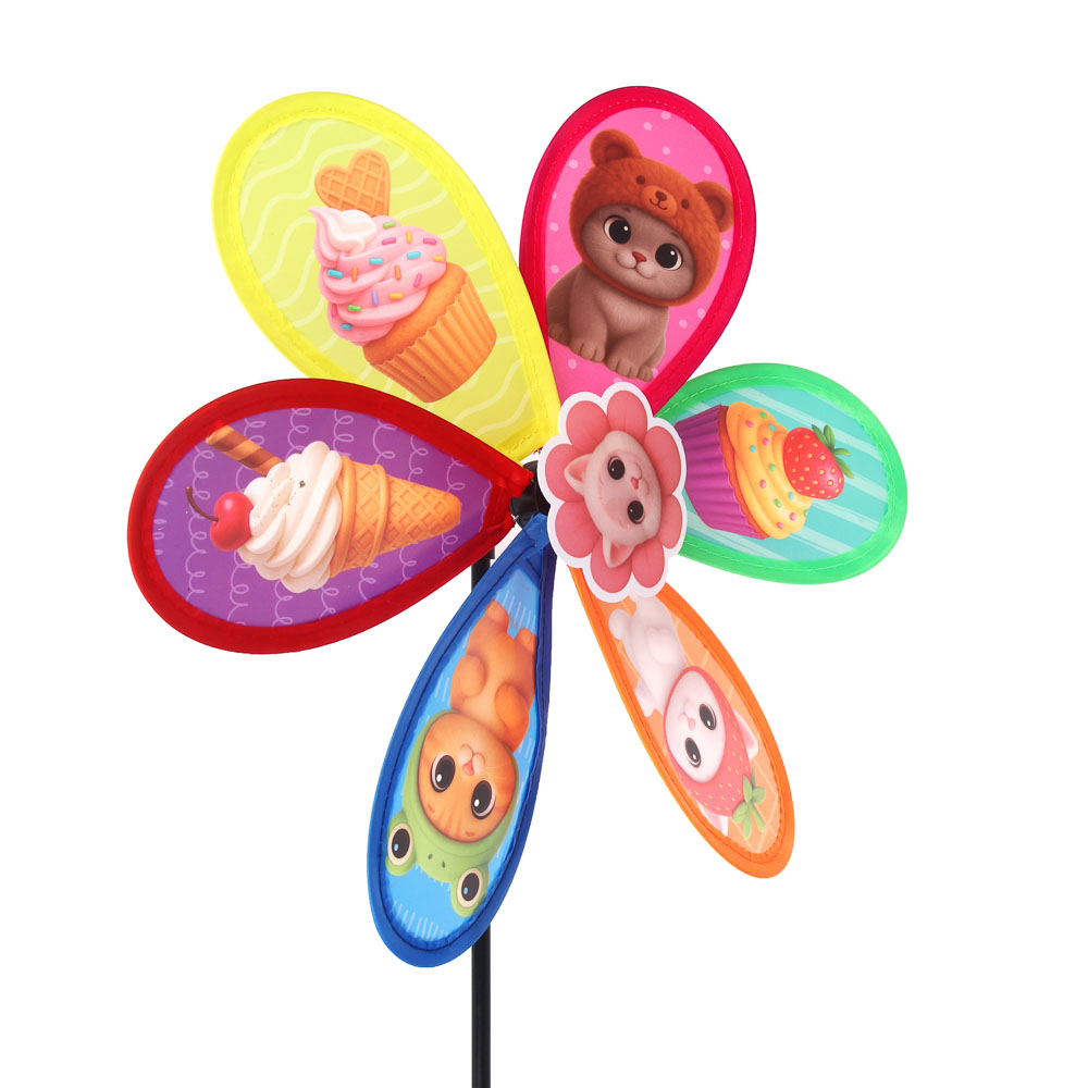 Ветрячок детский, ИГРОЛЕНД, h64см, d28см, PE, PET - #5