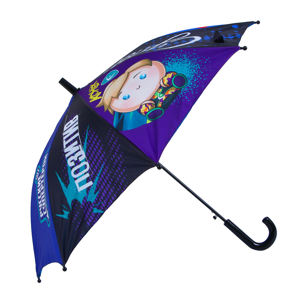 BY Русские Супергерои Зонт-трость детский, полиэстер, пластик, сплав, d82см, 8 спиц, #1 - #2