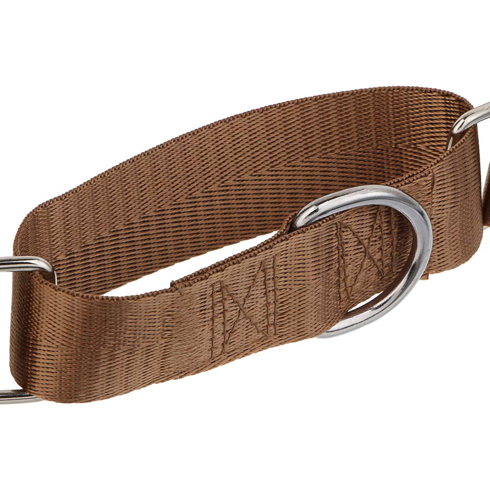 Ошейник для животных тм VETTA, нейлон, хаки/беж, обхват шеи 45-60см - #4