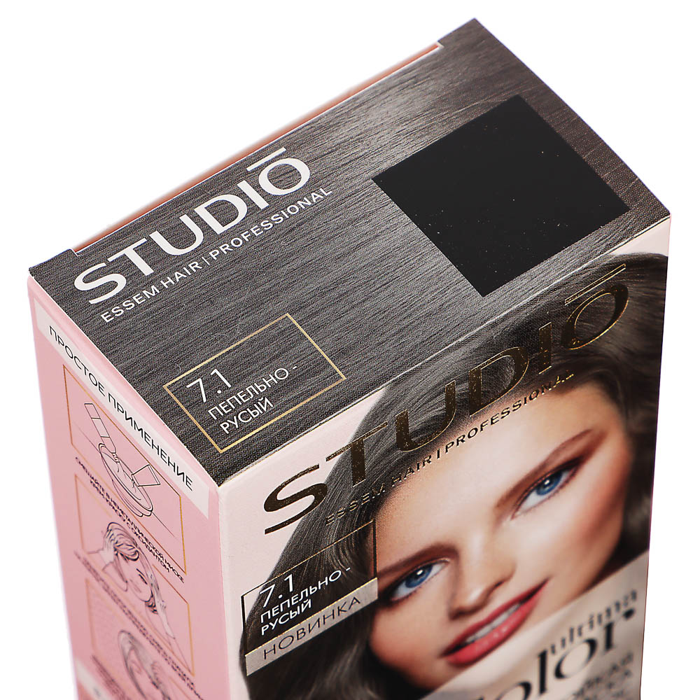 Краска для волос STUDIO Ultima Color 7.1 Пепельно-русый,100мл - #2