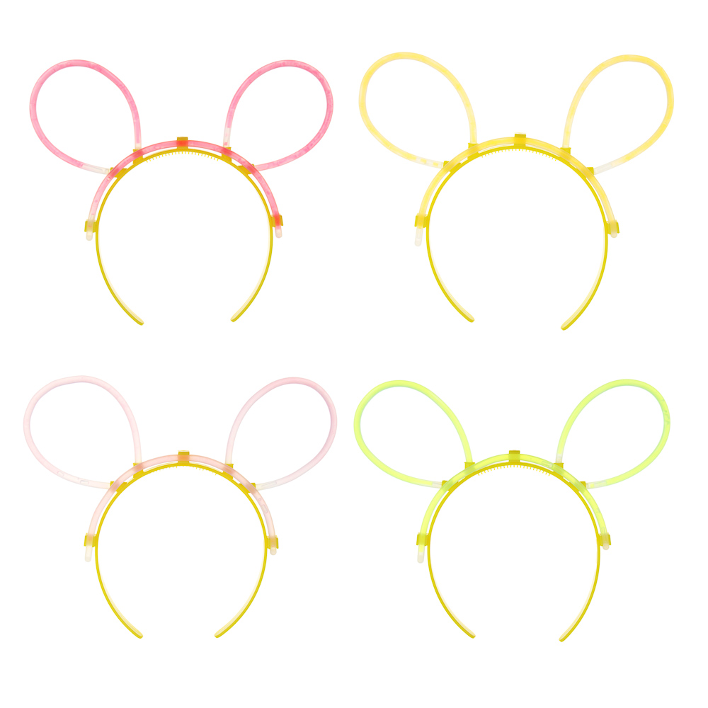 Неоновый ободок, диаметр ободка 10,5см, пластик, 4 цвета - #2