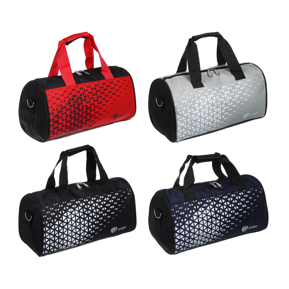 Сумка спортивная тм BY SPORT, 37х20х19см, полиэстер 420D, ПВХ, 4 цвета - #1