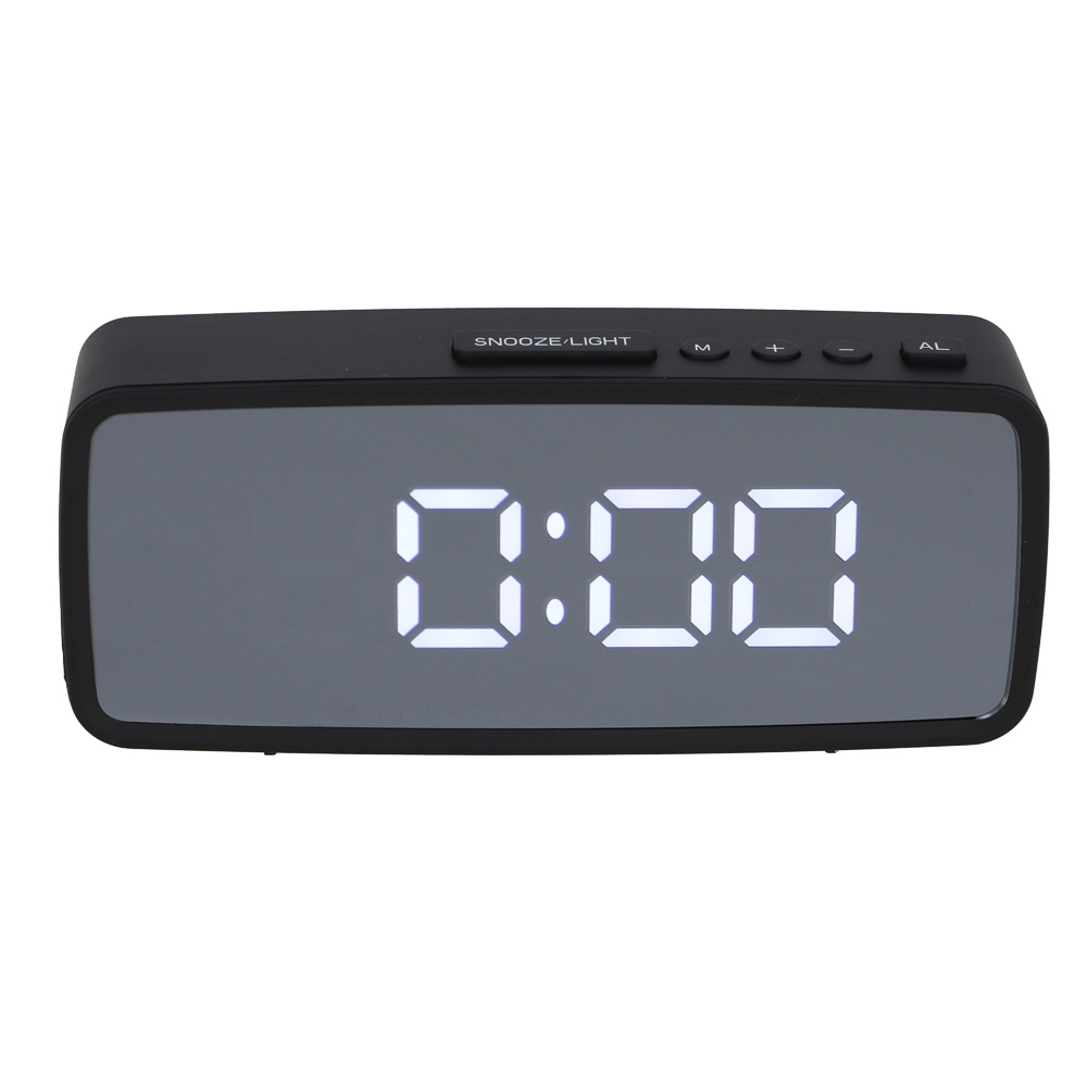LADECOR CHRONO Будильник электронный, 14x5,7 см, USB/3xAAA, пластик, цвет черный, арт.2 - #2