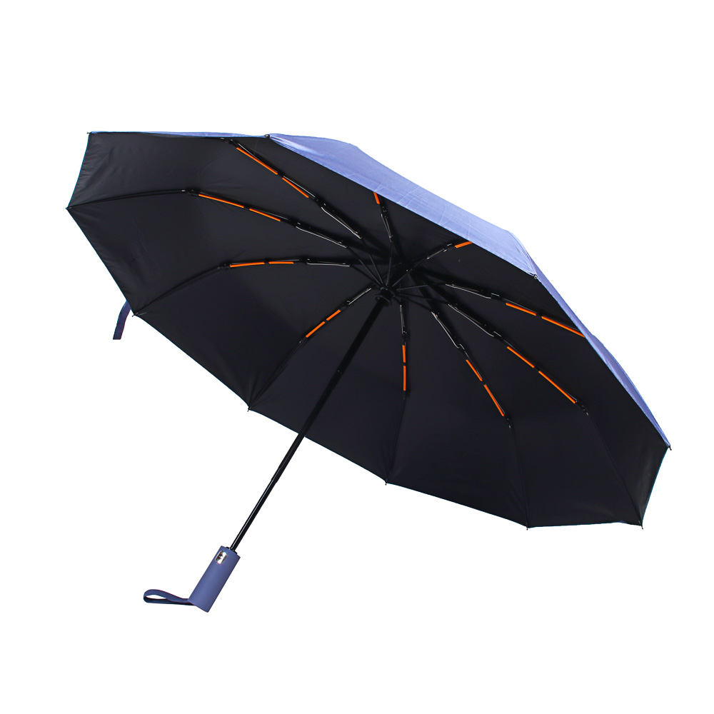 Зонт автомат, d104 см, 10 спиц, двойные спицы, антиветер, металл, пластик, полиэстер, UF, 4 цвета - #3