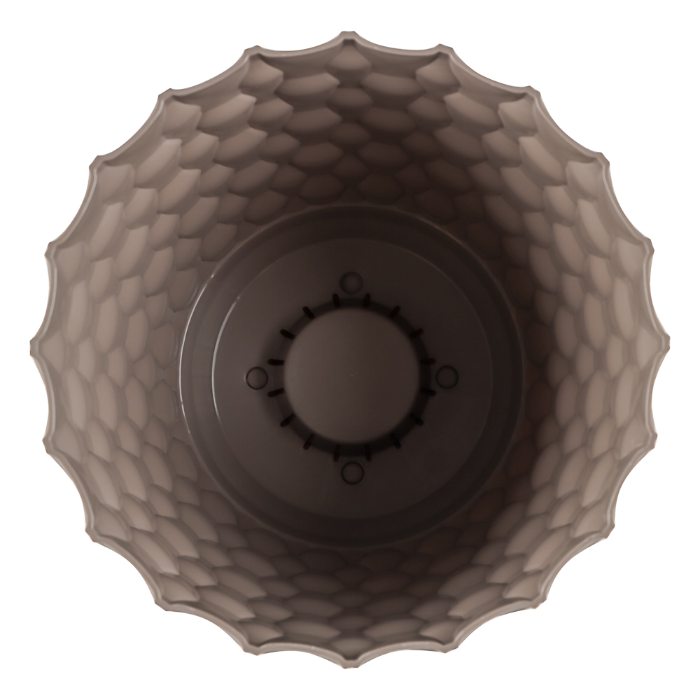 Горшок для цветов с поддоном "Wave", 2.5 л, d=17.5 см, микс цветов - #6