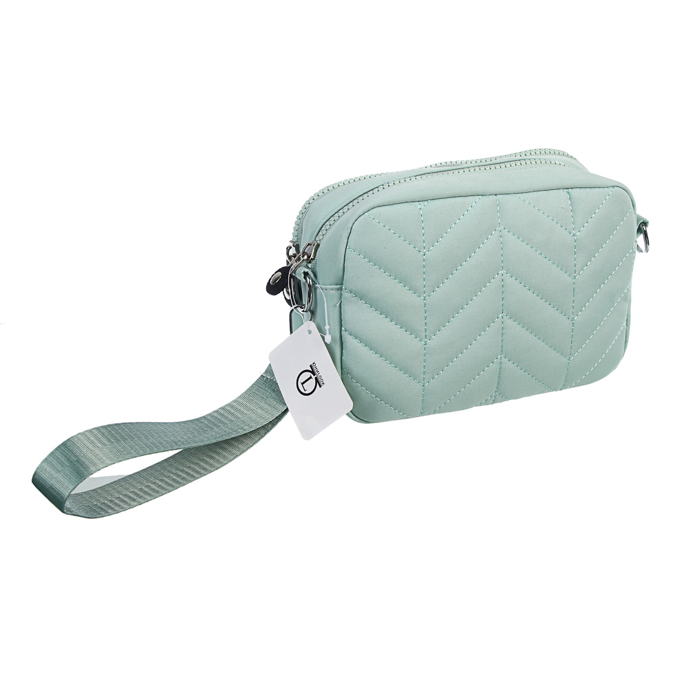 Сумка женская с 2-мя отделениями на длинном ремне тм ЮL Mint, полиэстер, 20х13х5,5см, 3 цвета - #7