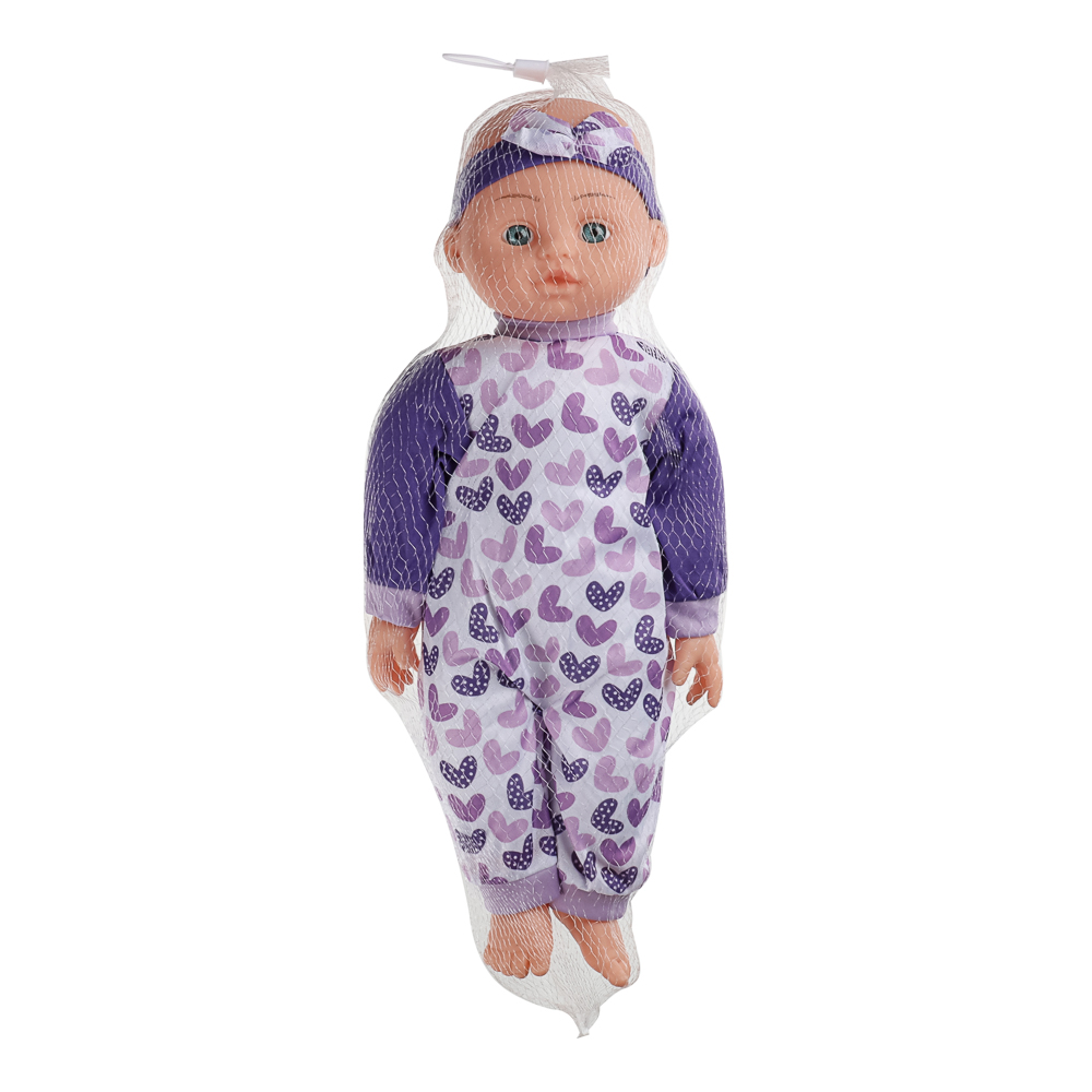 ИГРОЛЕНД Пупс мягкое тело, звук, 45 см, пластик, полиэстер, 3хAG13, 4 диз. - #8