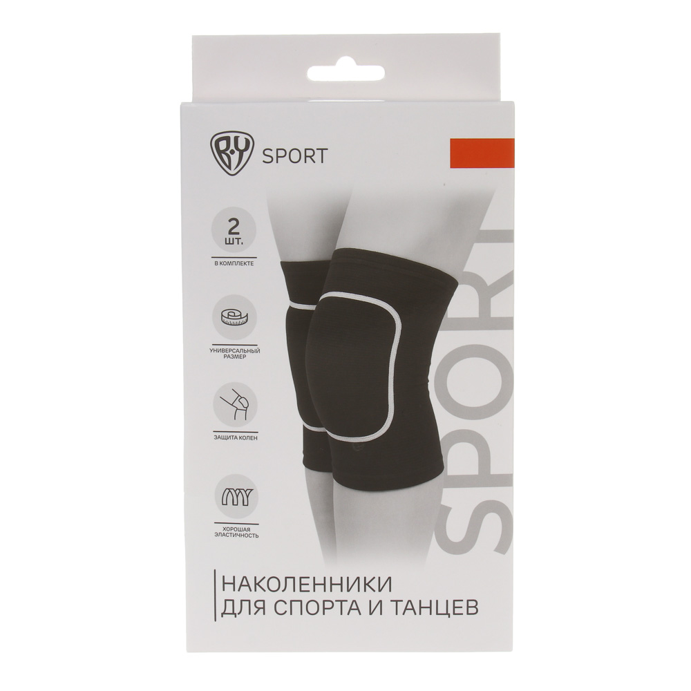 Наколенники тм BY SPORT, 2шт, 24х14см, полиэстер 70%, поролон 20%, спандекс 10% - #7
